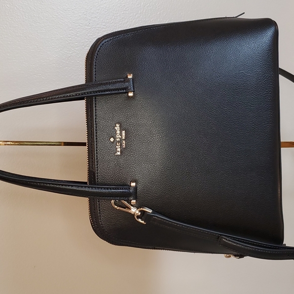 🎉HP🎉! Kate Spade ♥️NWT♥️ Medium Black Dome Satchel! - Picture 6 of 16